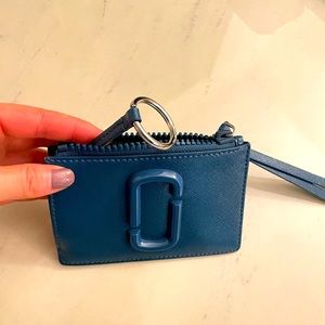 Marc Jacobs small wallet with zipper , card holder and key ring